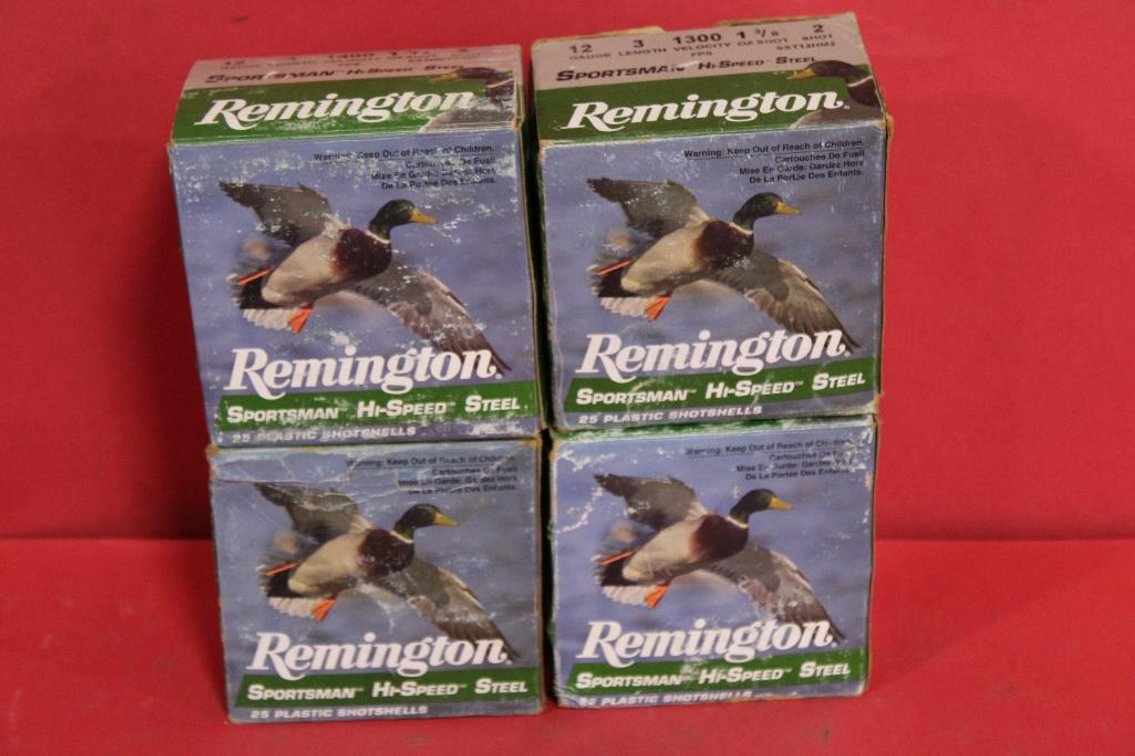 12G REMINGTON STEEL SHOT AMMO