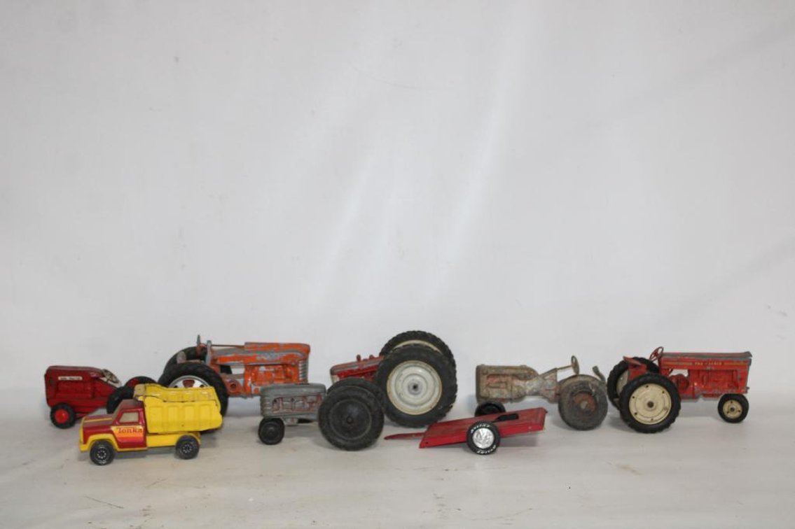 TONKA AND DIE CAST TRACTORS