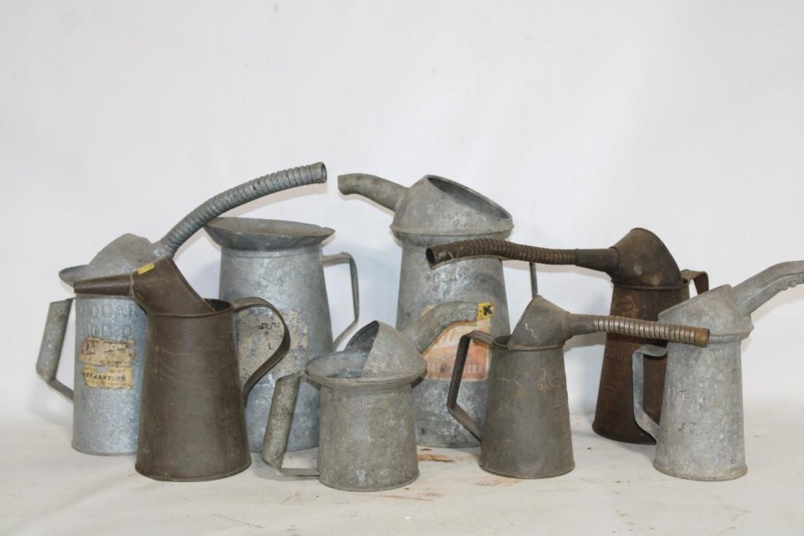 VINTAGE OIL CANS