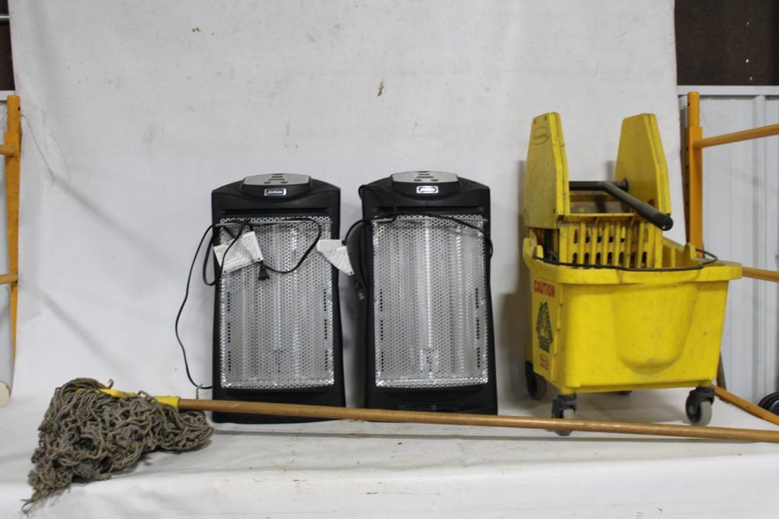 HEATERS AND MOP BUCKET