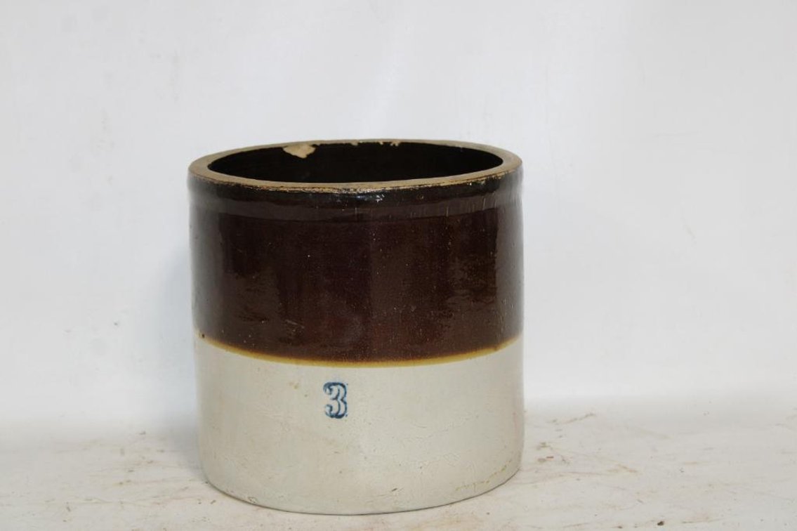 3 GALLON 3 TONE CROCK