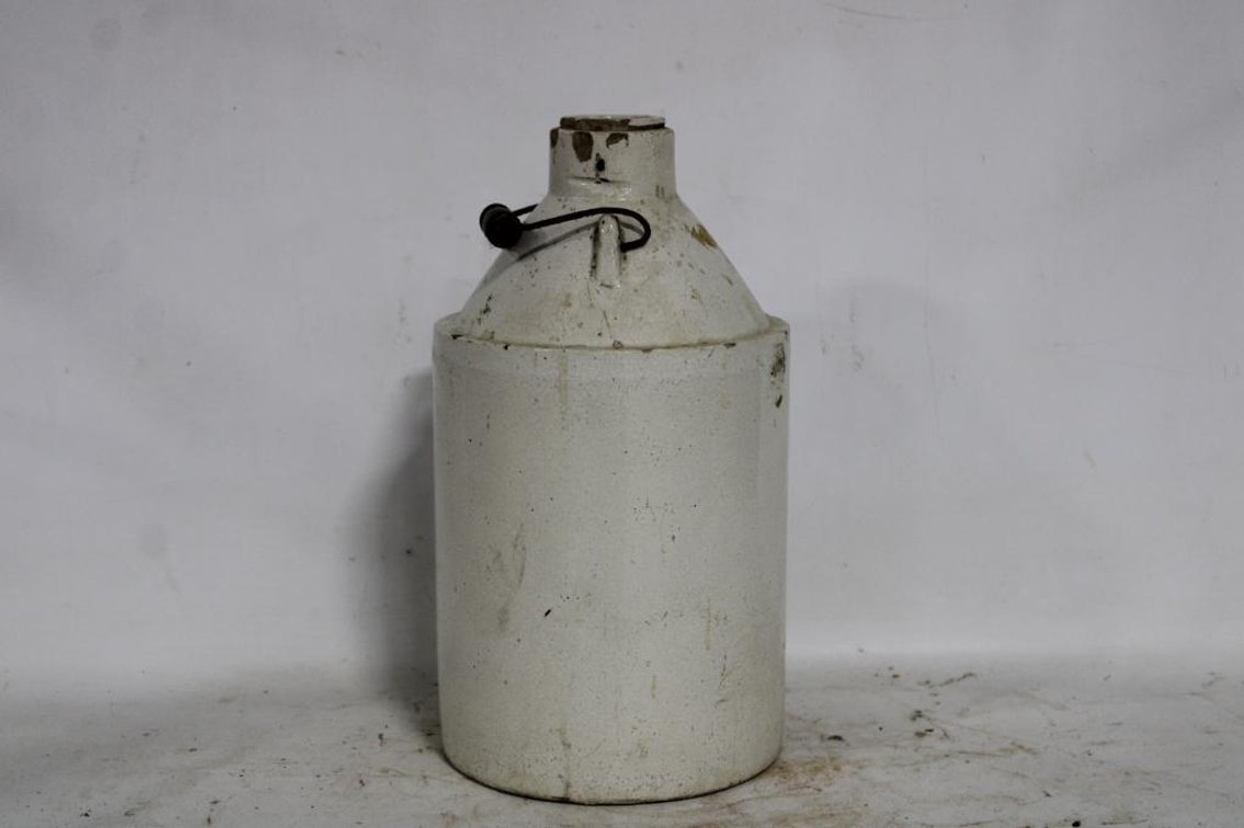 CROCK DRINK DISPENSER W/ HANDLES