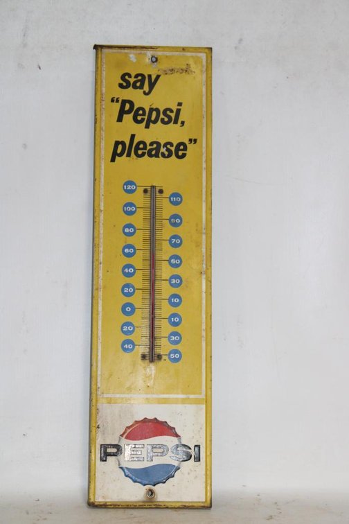 VINTAGE PEPSI THERMOMETER