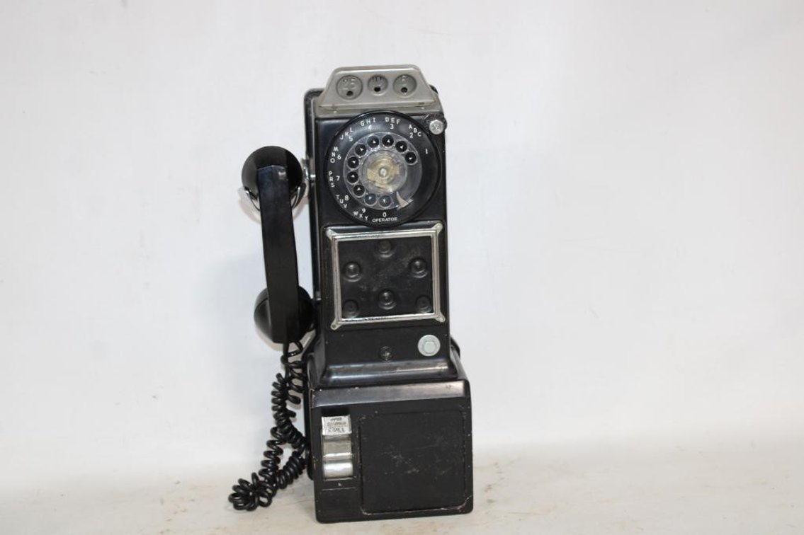VINTAGE NORTHERN ELECTRIC LAND LINE PAY PHONE