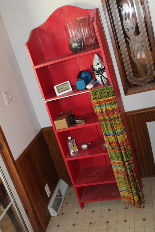 SHELVES AND MIRCROWAVE