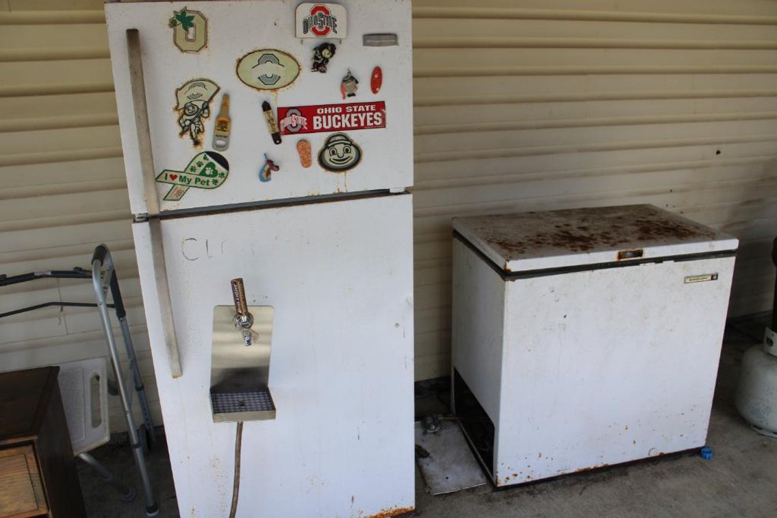 FRIDGE AND FREEZER