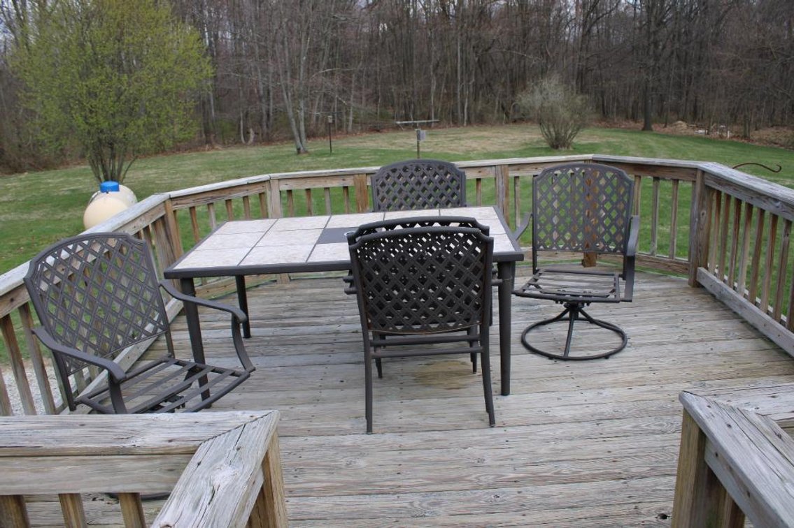 PATIO TABLE AND CHAIRS