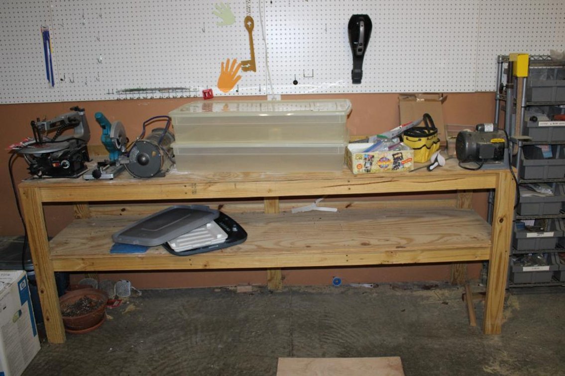 WORK BENCH AND CONTENTS 