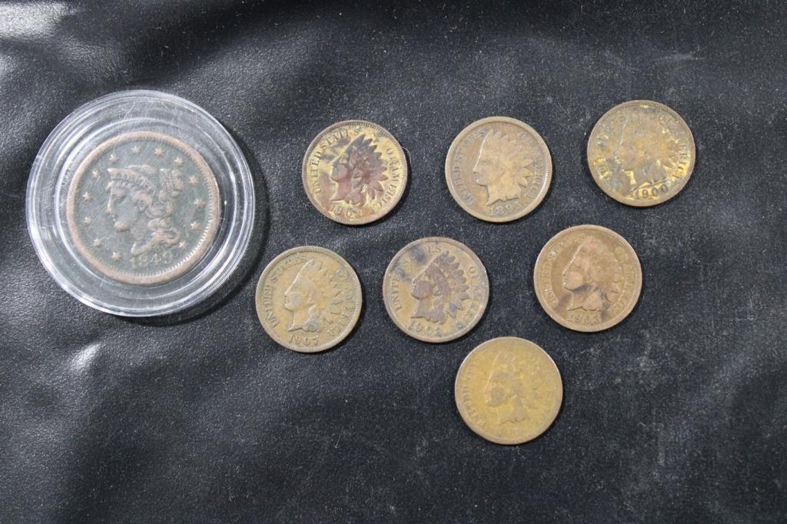 INDIAN HEAD PENNIES AND LIBERTY HEAD