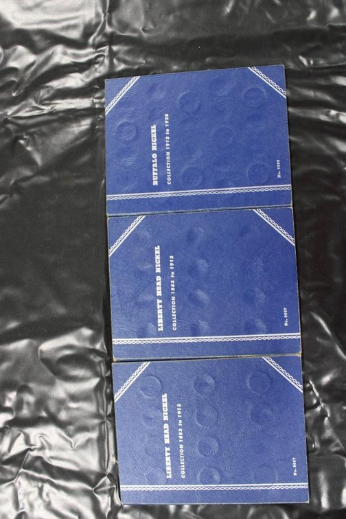 NICKEL BOOKS W/ COINS