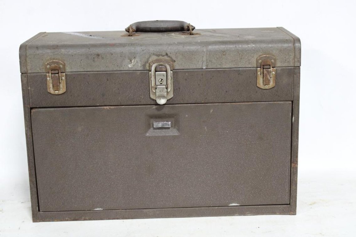 KENNEDY TOOL BOX AND CONTENTS