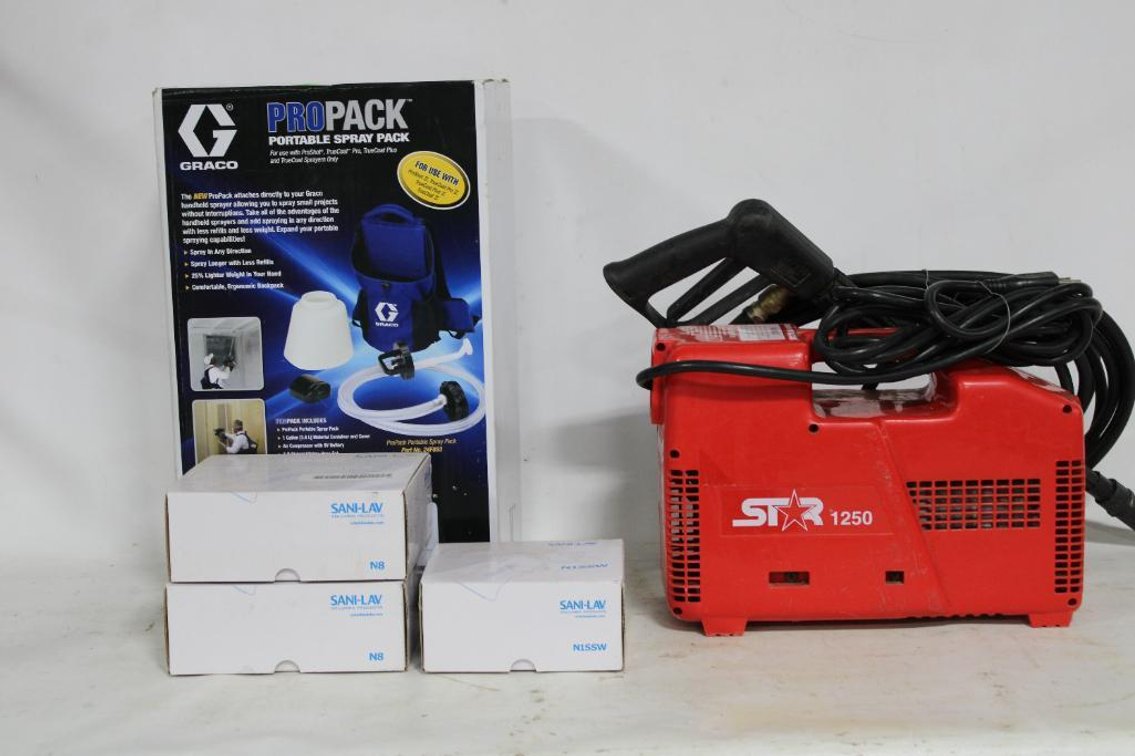 SANI-LAV SPRAY NOZZLES, PRESSURE WASHER, PORTABLE SPRAY PACK