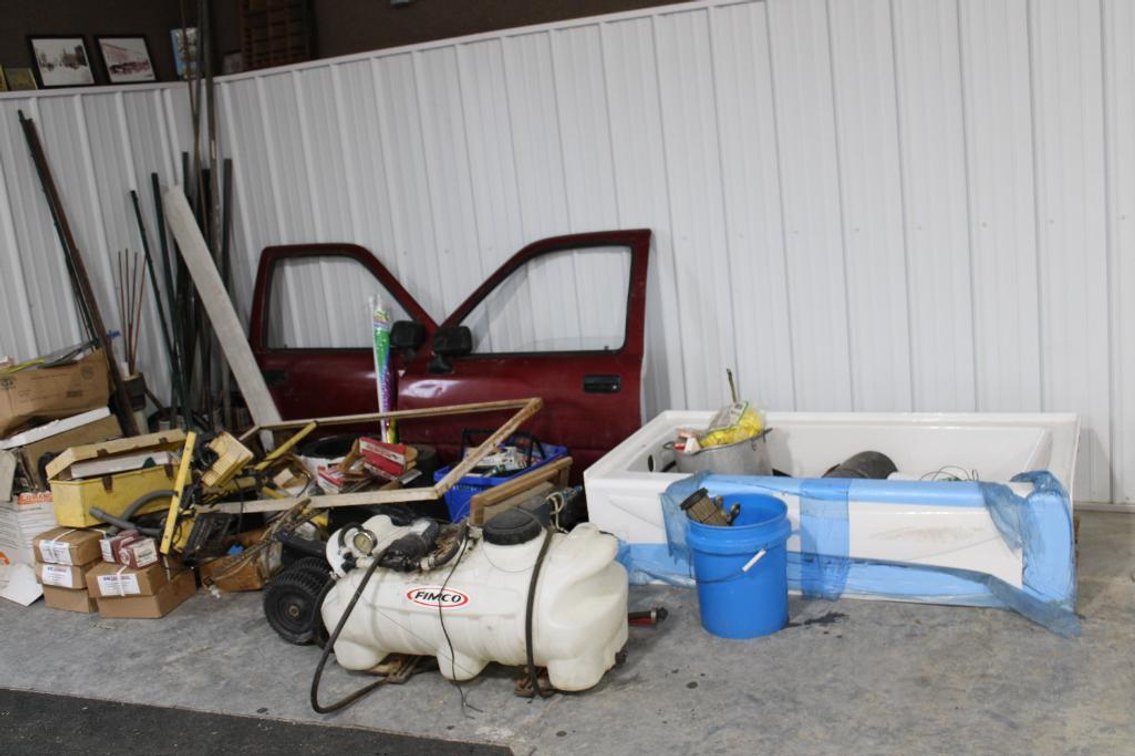 FLOOD LIGHTS, TRUCK DOORS, SPRAYER 