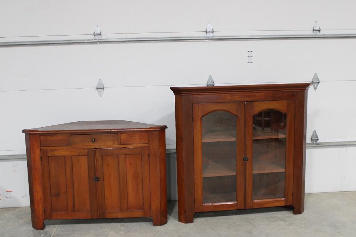 VINTAGE CORNER CABINET