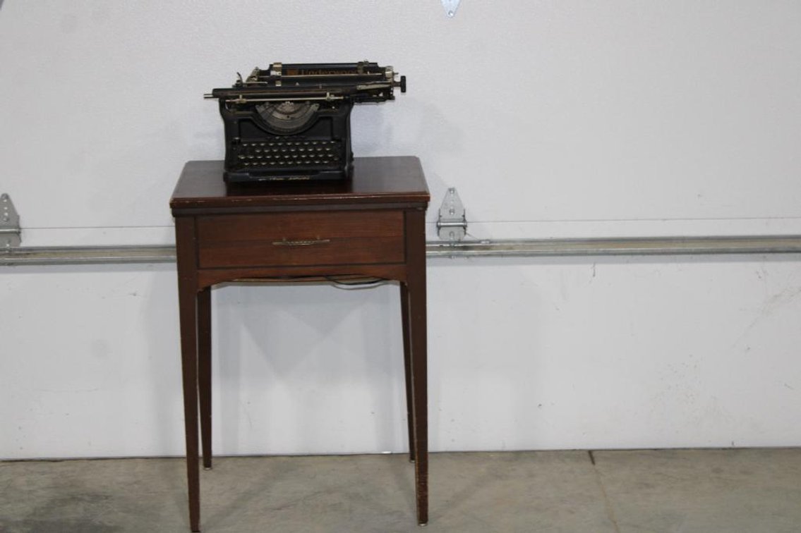 SEWING MACHINE AND TYPEWRITER 