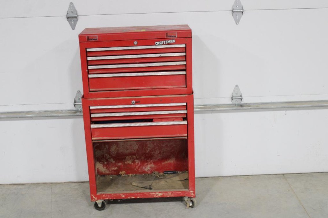 CRAFTSMAN TOOL BOX W/ TOOLS