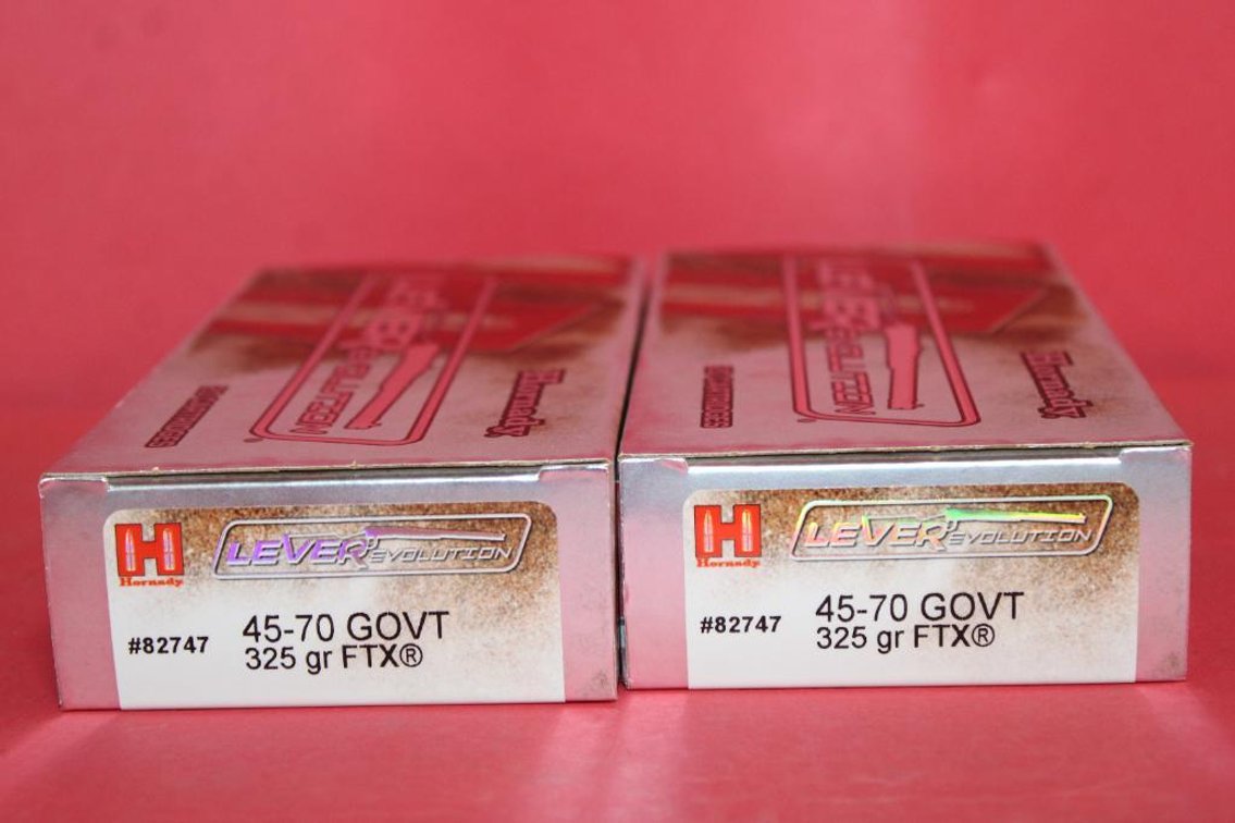 45-70GOVT HORNADY LEVER EVOLUTION AMMO