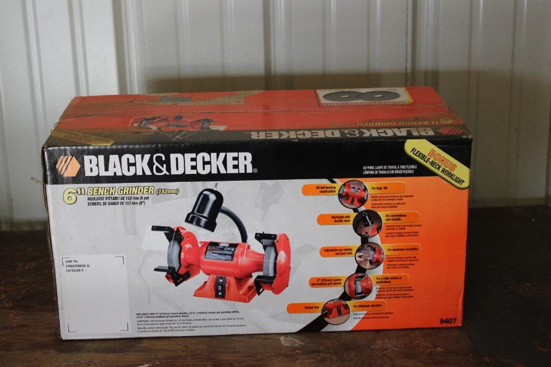 BLACK AND DECKER BENCH GRINDER