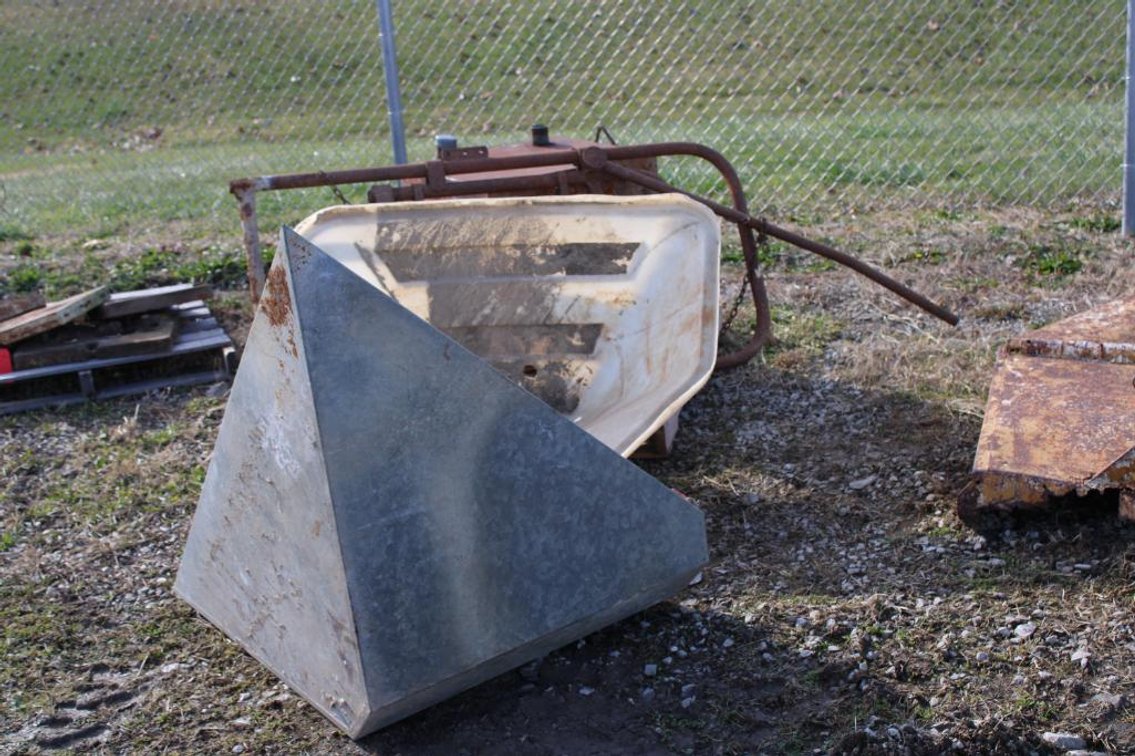 TRANSFER TANK, HEAD GATE, GRAIN AUGER FUNNELS