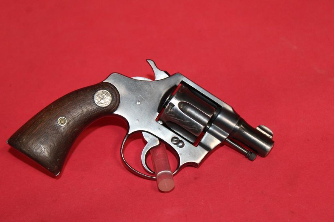 COLT BANKER SPECIAL 38 COLT REVOLVER