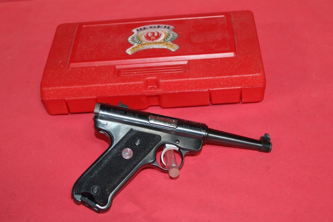 RUGER MKII 50 YEARS EDITION .22LR SEMI AUTO PISTOL