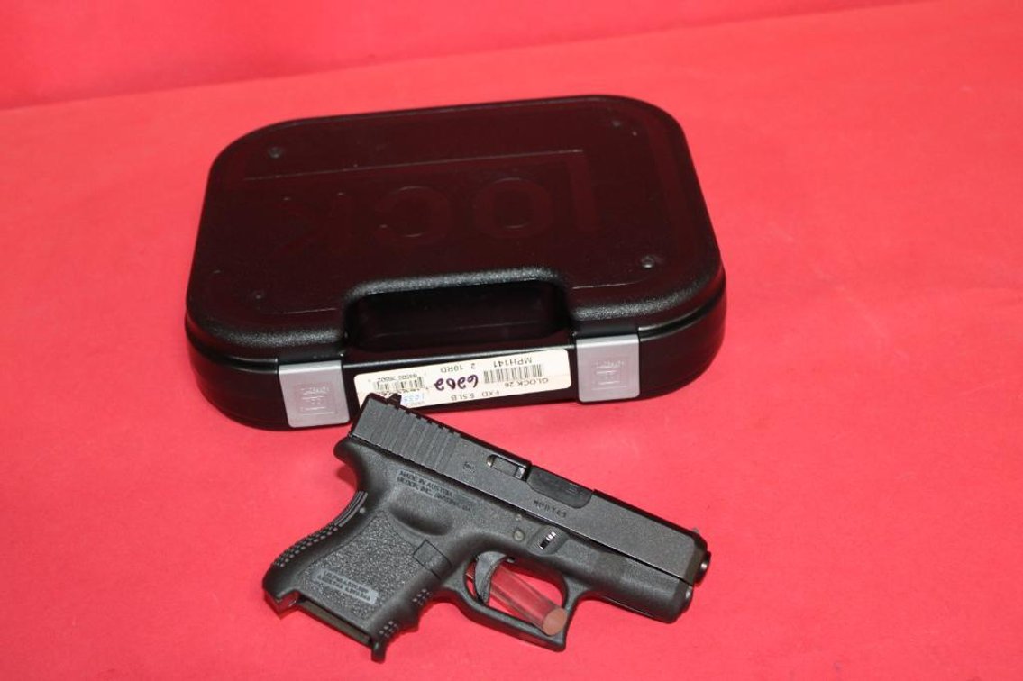 GLOCK 26 SEMI AUTO 9MM PISTOL