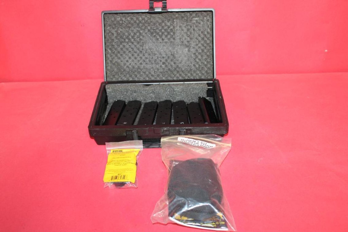 1911 MAGAZINES, HARD CASE, CLEANING KIT 