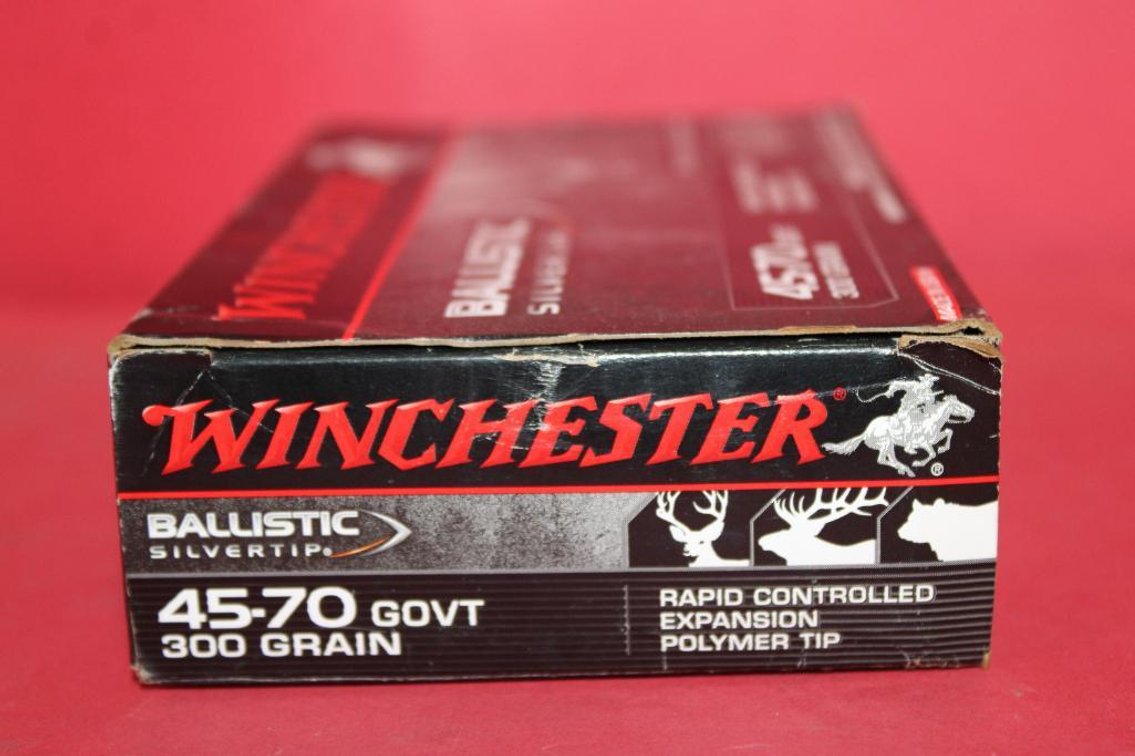 WINCHESTER BALLISTIC SILVER TIP 45-70GOVT AMMO