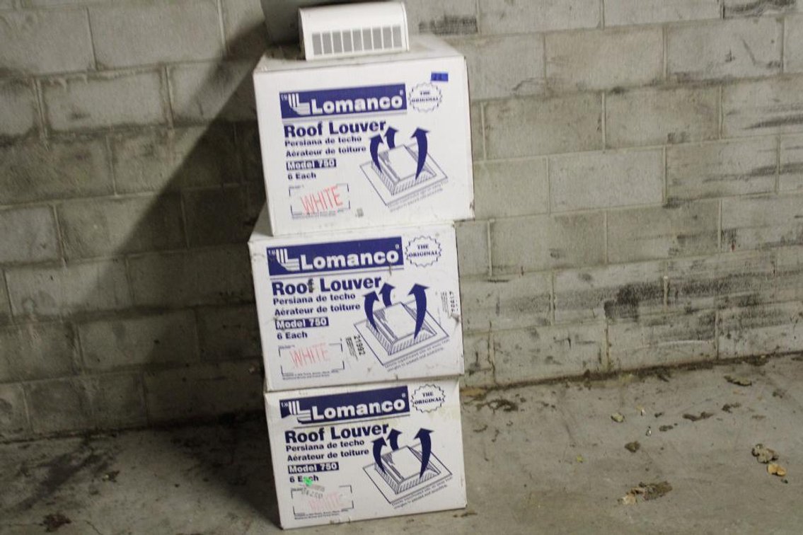 LOMANCO 750 ROOF LOUVERS