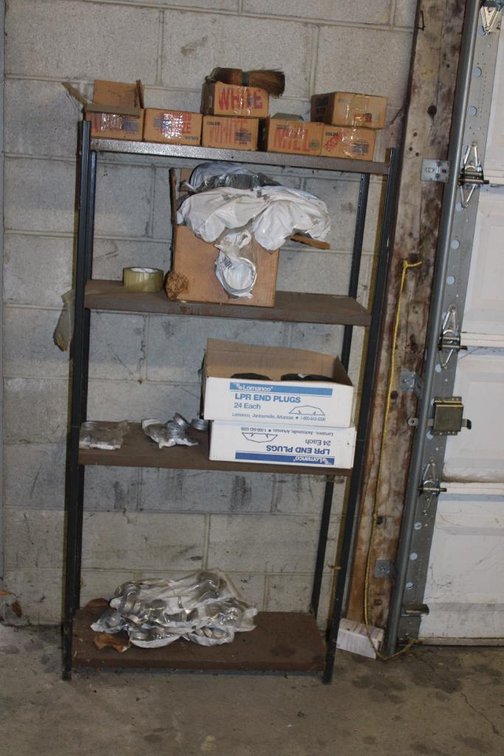 SHELVES AND ROOFING CONTENTS
