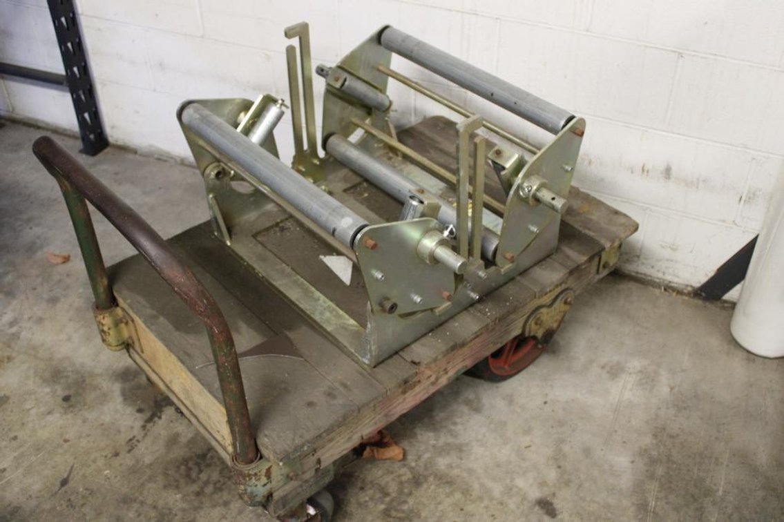 4 WHEEL DOLLY CART AND ROLLERS