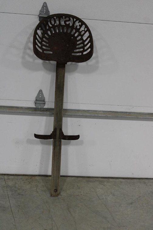 ANTIQUE KEYSTONE TRACTOR SEAT