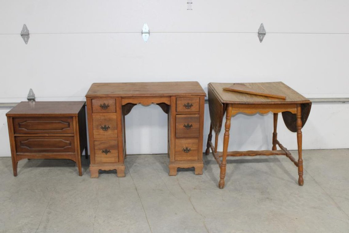 DROP LEAF TABLE, DESK, END TABLE