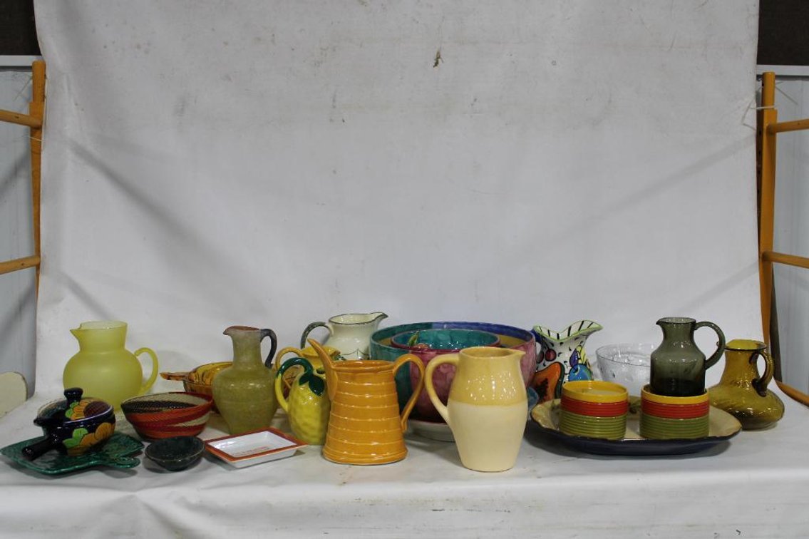 PITCHERS, BOWLS, ETC
