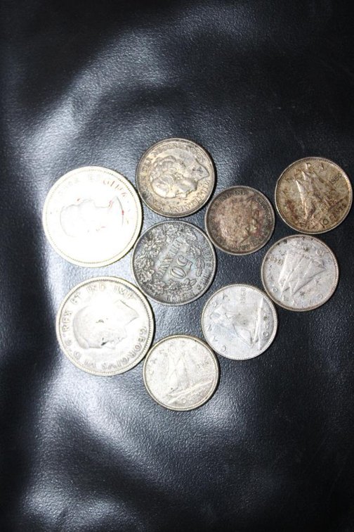 VARIOUS FOREIGN SILVER COINS