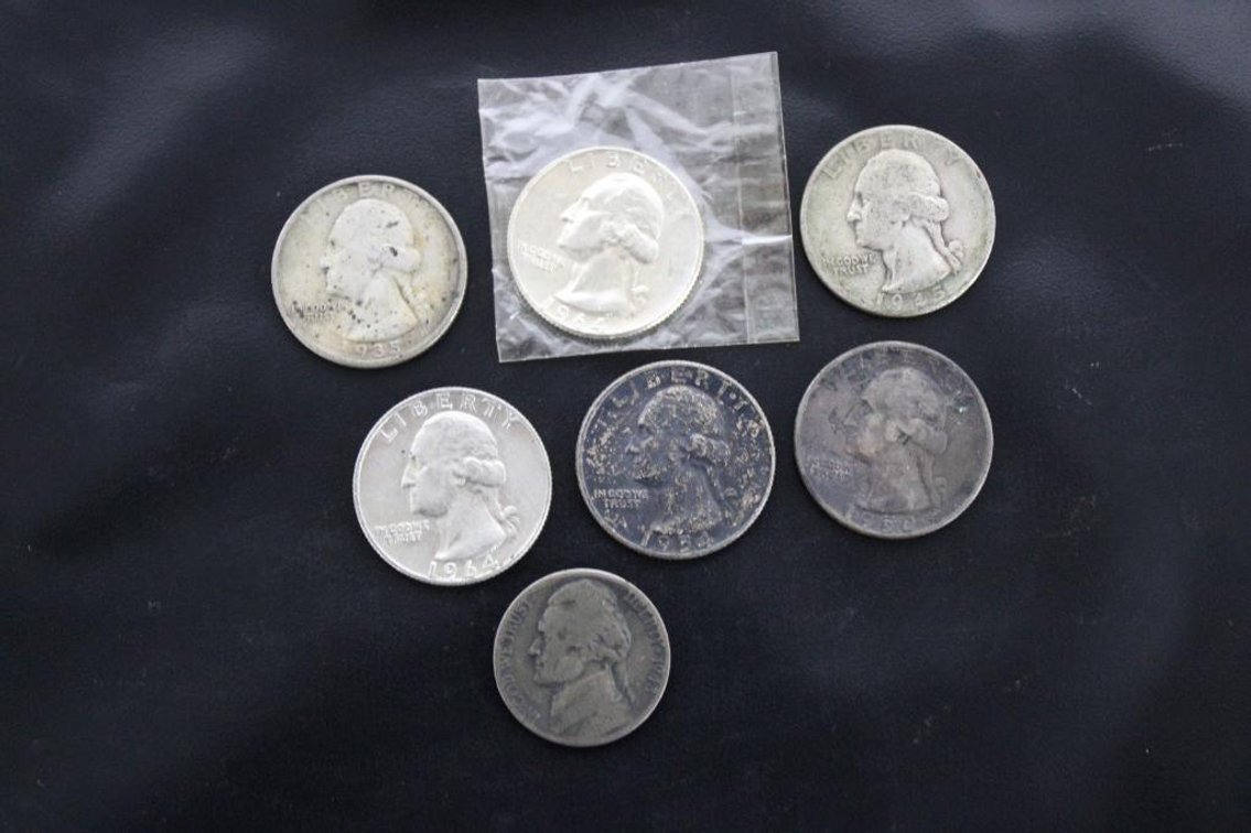 1964 AND PRIOR QUARTERS, WAR TIME NICKEL