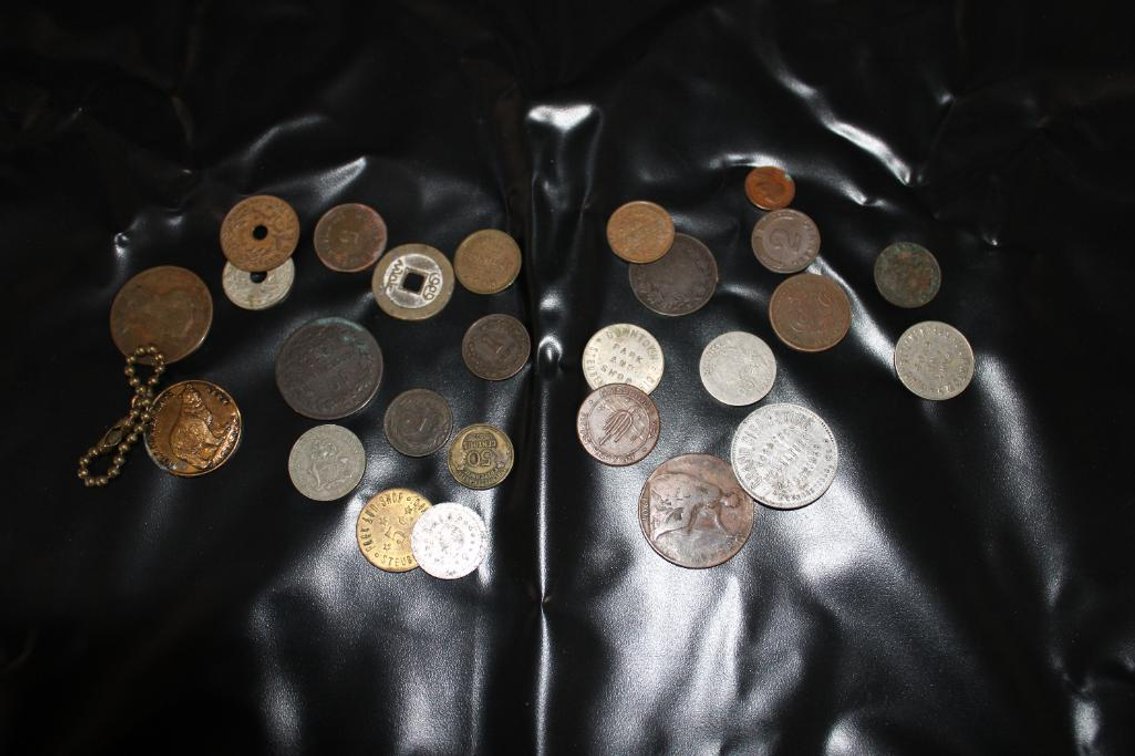 VARIOUS FOREIGN COINS