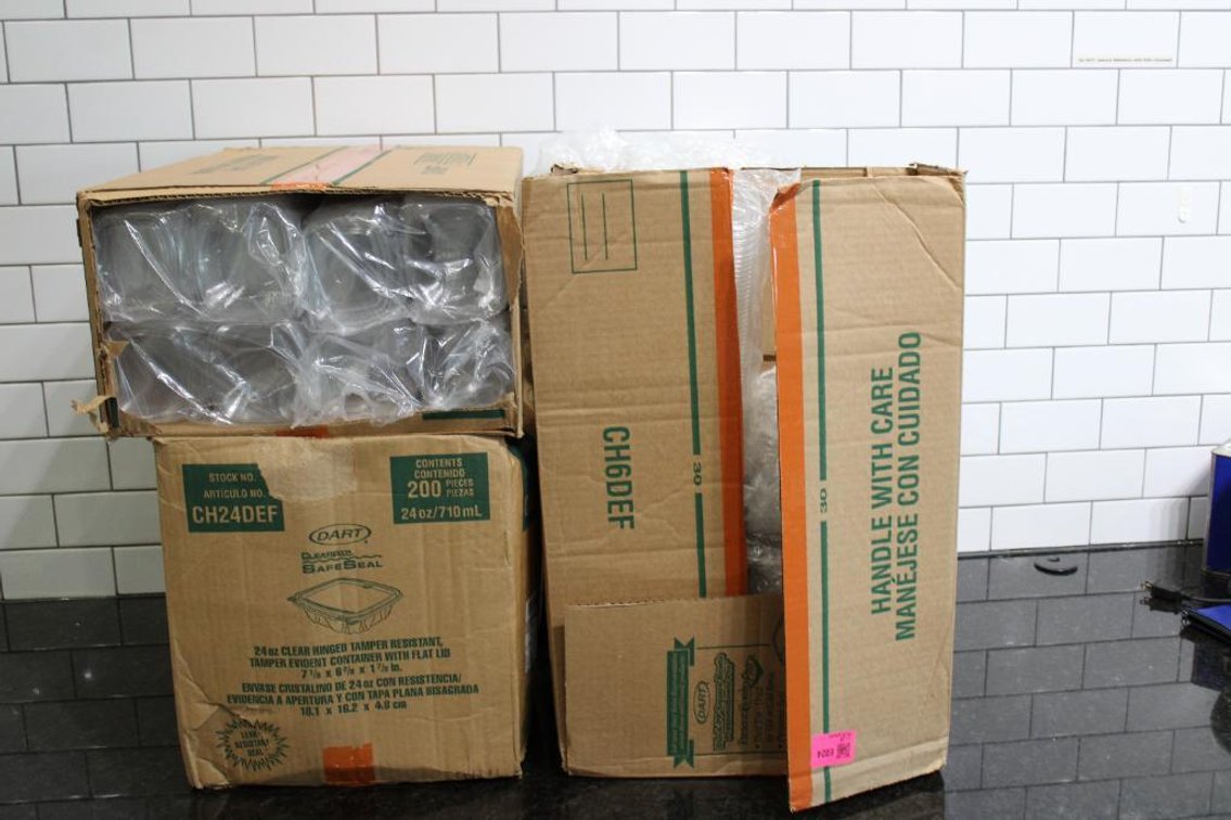 VARIOUS TO GO BOXES