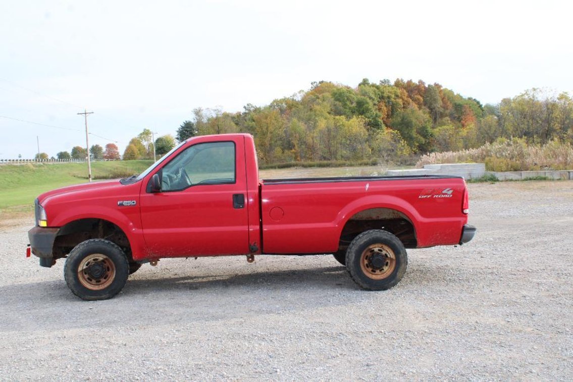 2004 Ford F-250 Pickup Truck, VIN # 3FTNF21L74MA00119