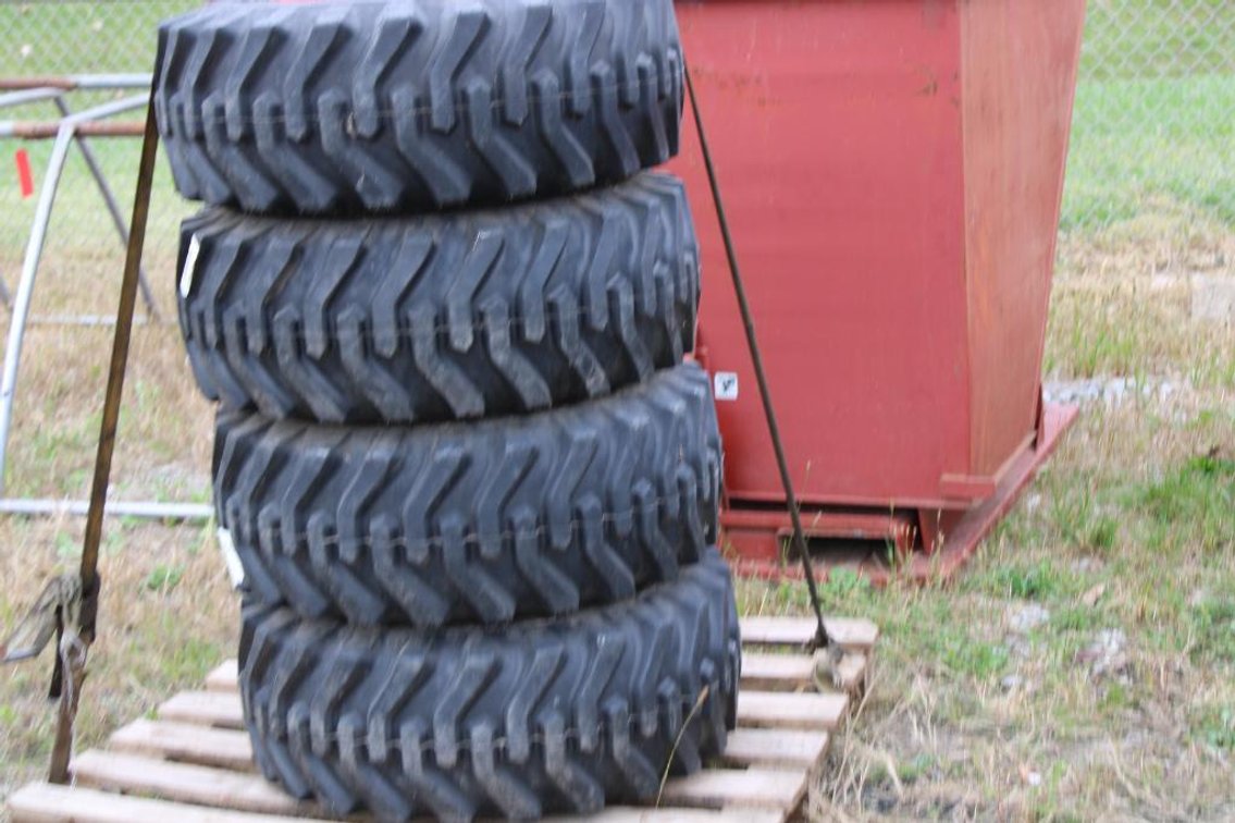 4 SKID STEER WHEELS