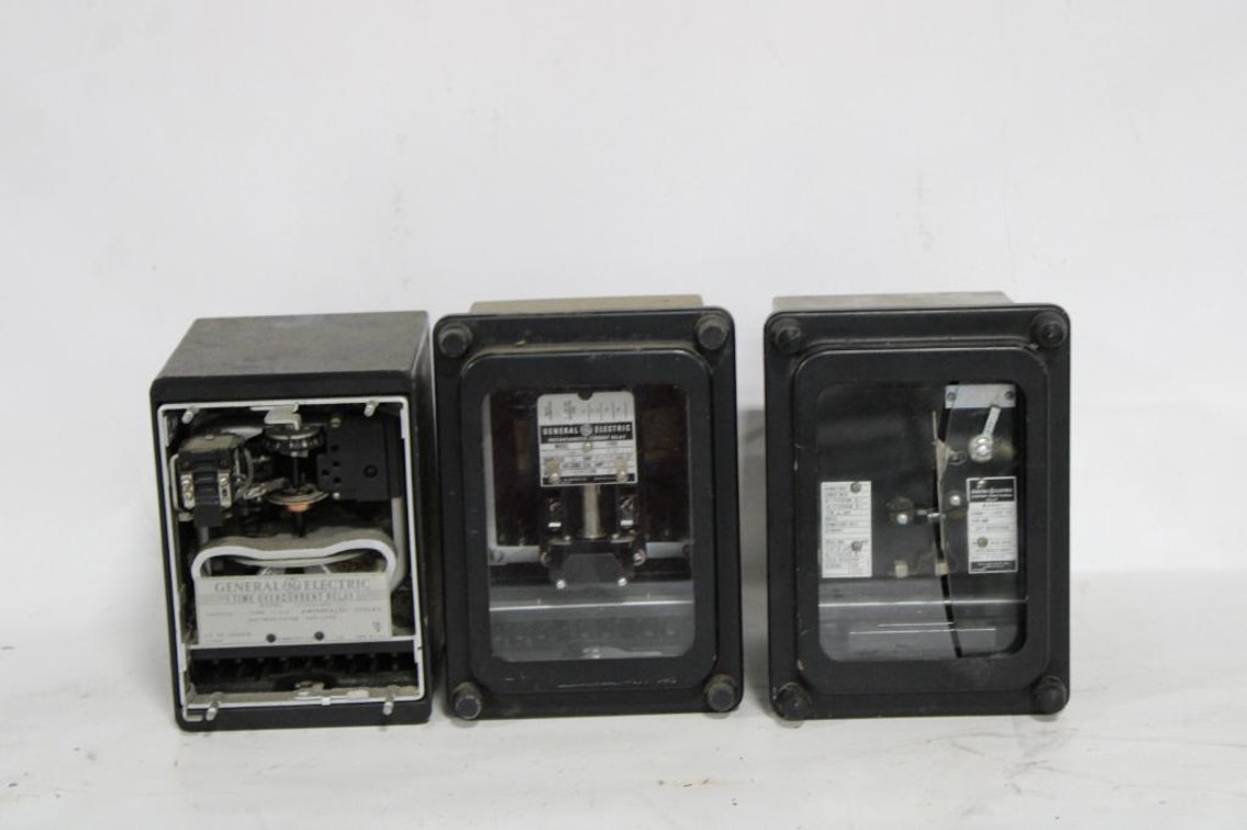 GENERAL ELECTRIC INSTANTANEOUS AND TIME OVERCURRENT RELAYS 