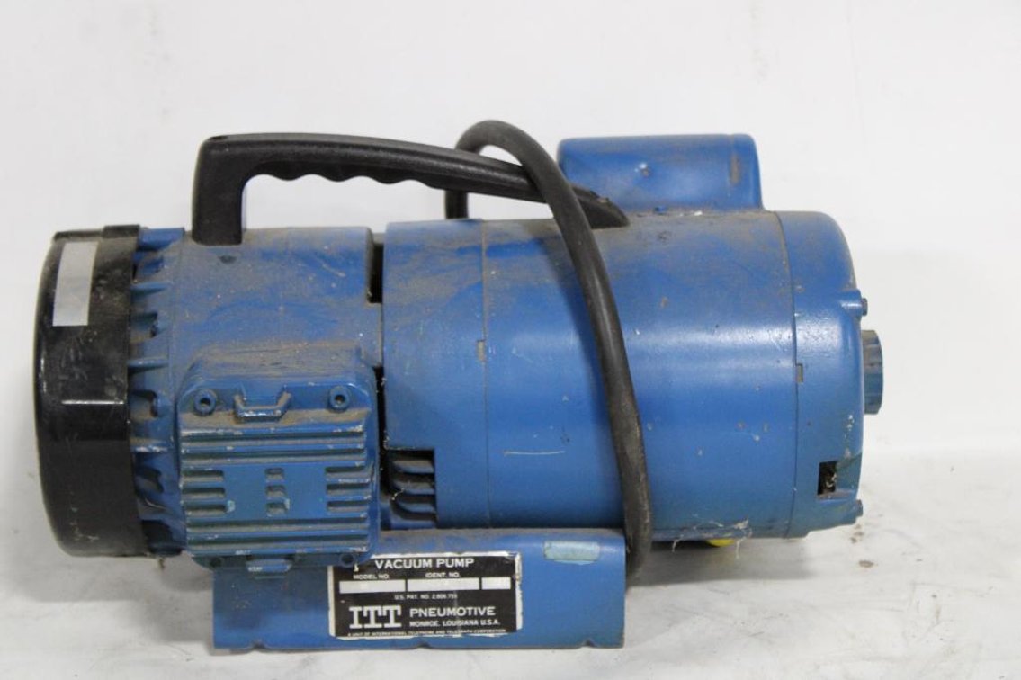 ITT PNEUMOTIVE VACUUM PUMP