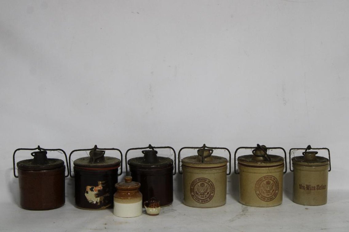 VINTAGE POTTERY JARS