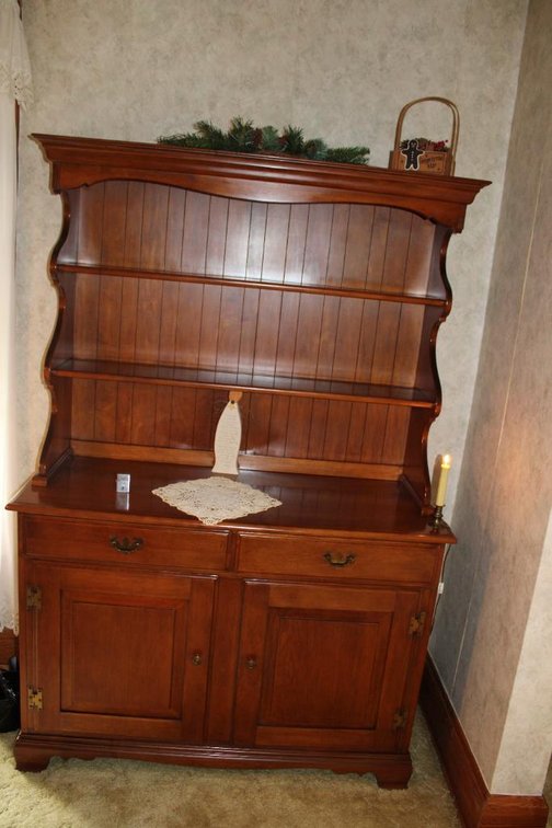 MID CENTURY MODERN HAYWOOD WAKEFIELD HUTCH