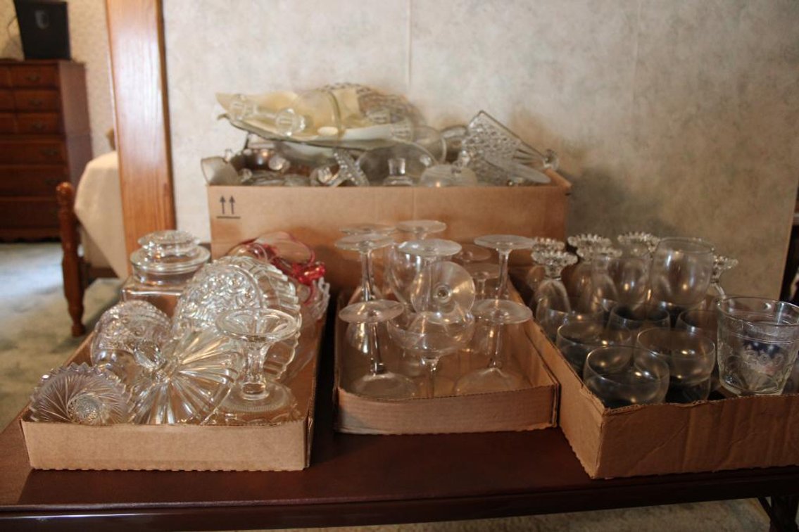 CRYSTAL & CLEAR GLASSWARE