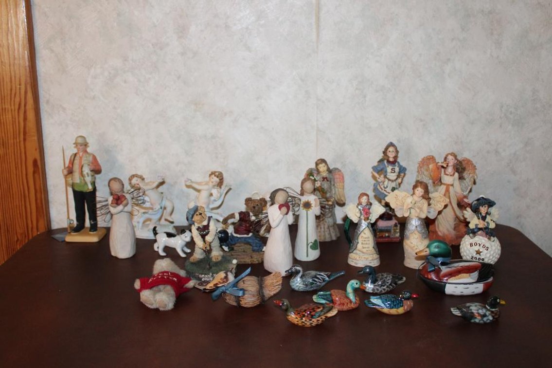 FIGURINE DECOR, BOYDS BEARS ETC