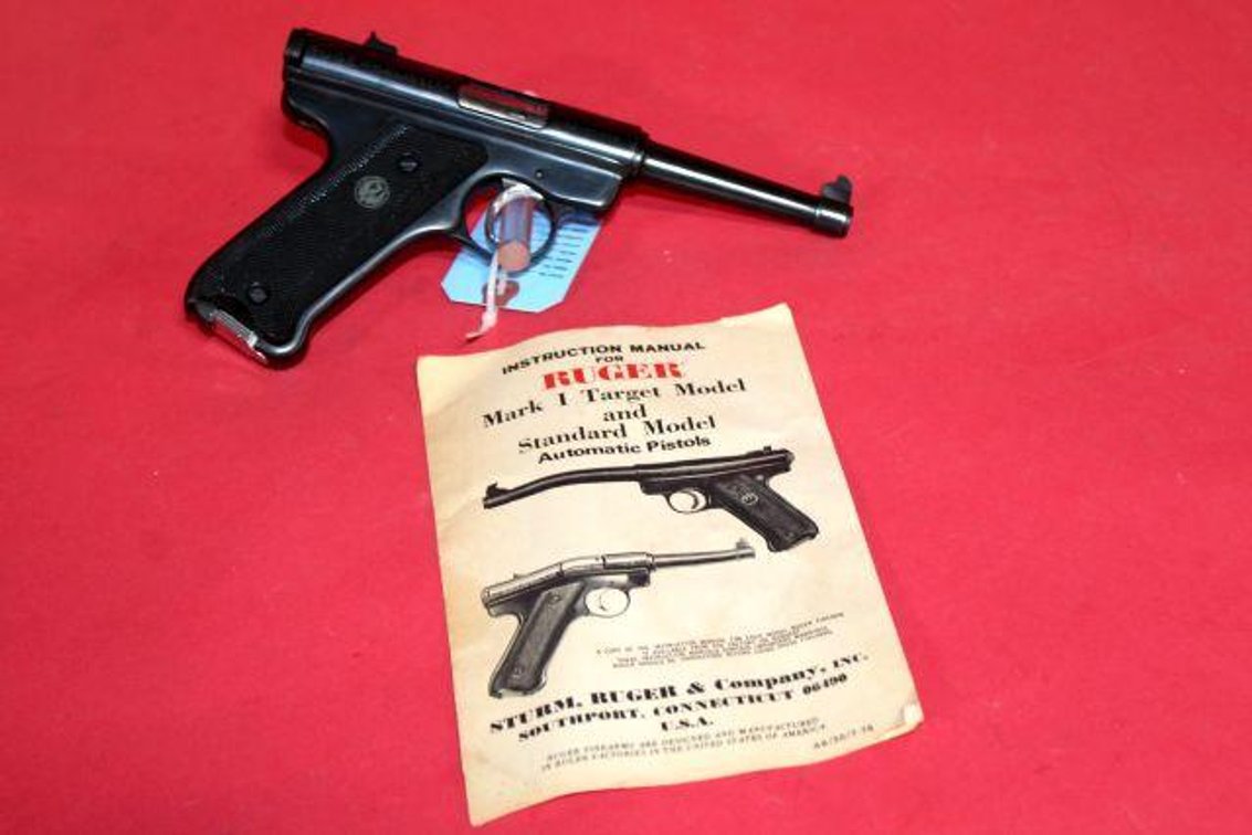 RUGER MK I .22LR SEMI AUTO PISTOL