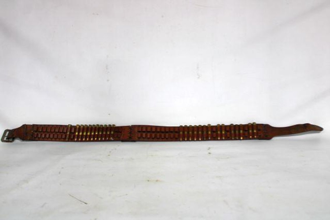 25 RNDS 30-30 ON LEATHER BELT