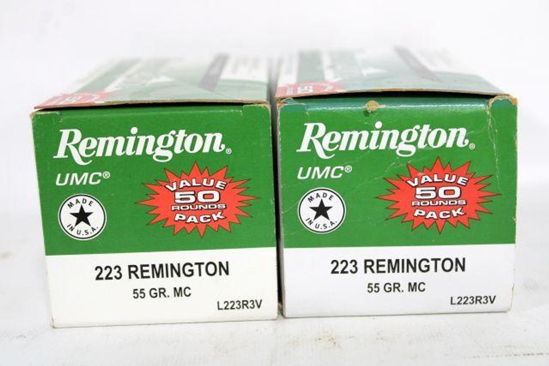 100 RNDS REMINGTON 223 AMMO