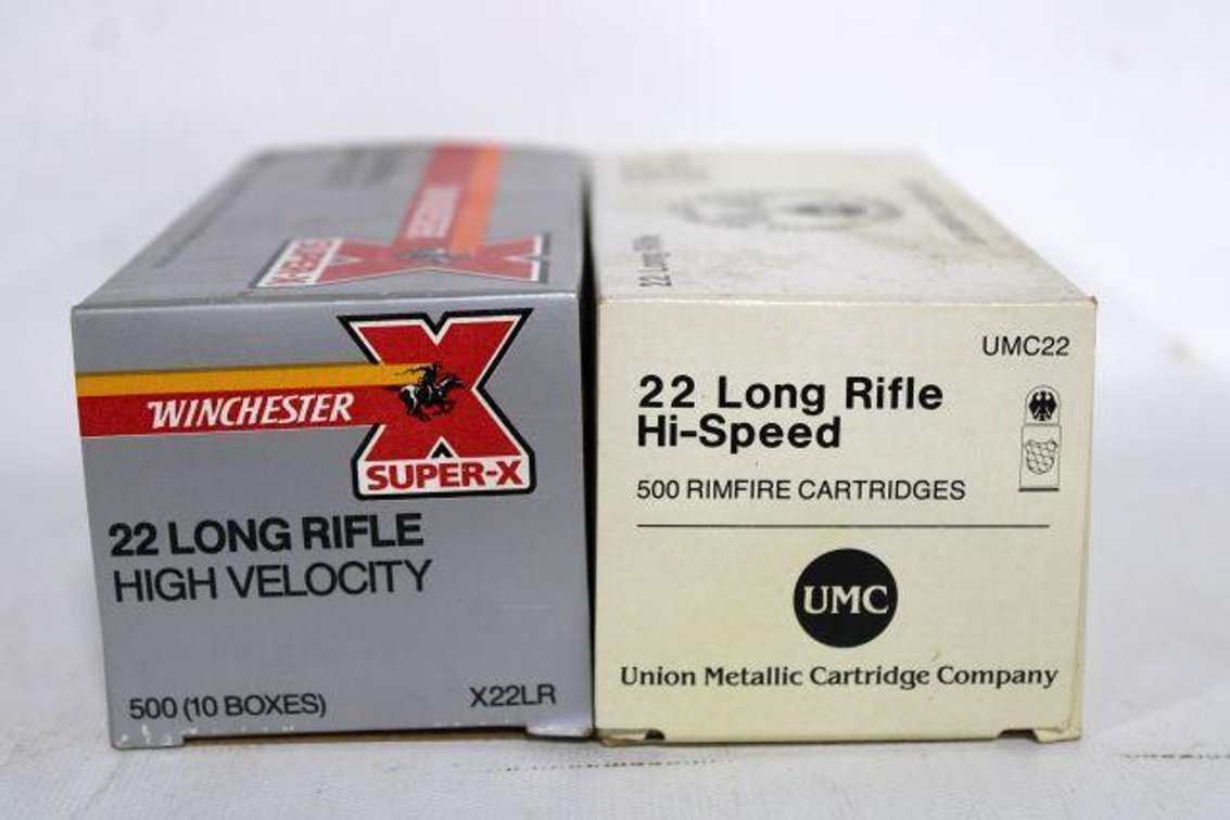 850 RNDS .22LR AMMO